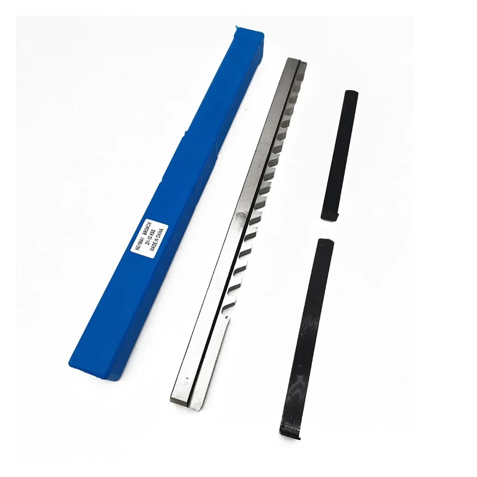 Brocha de chavetero de 2-18 mm A1/B1/C1/D1/E1, tipo empuje, tamaño métrico, de acero de alta velocidad, for torno CNC Resistente al desgaste(D1-10mm)