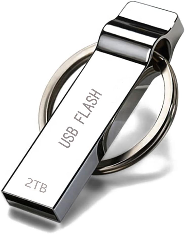 2TB Flash Drive Thumb Drives Portable USB Flash Drive 3.0 Waterproof