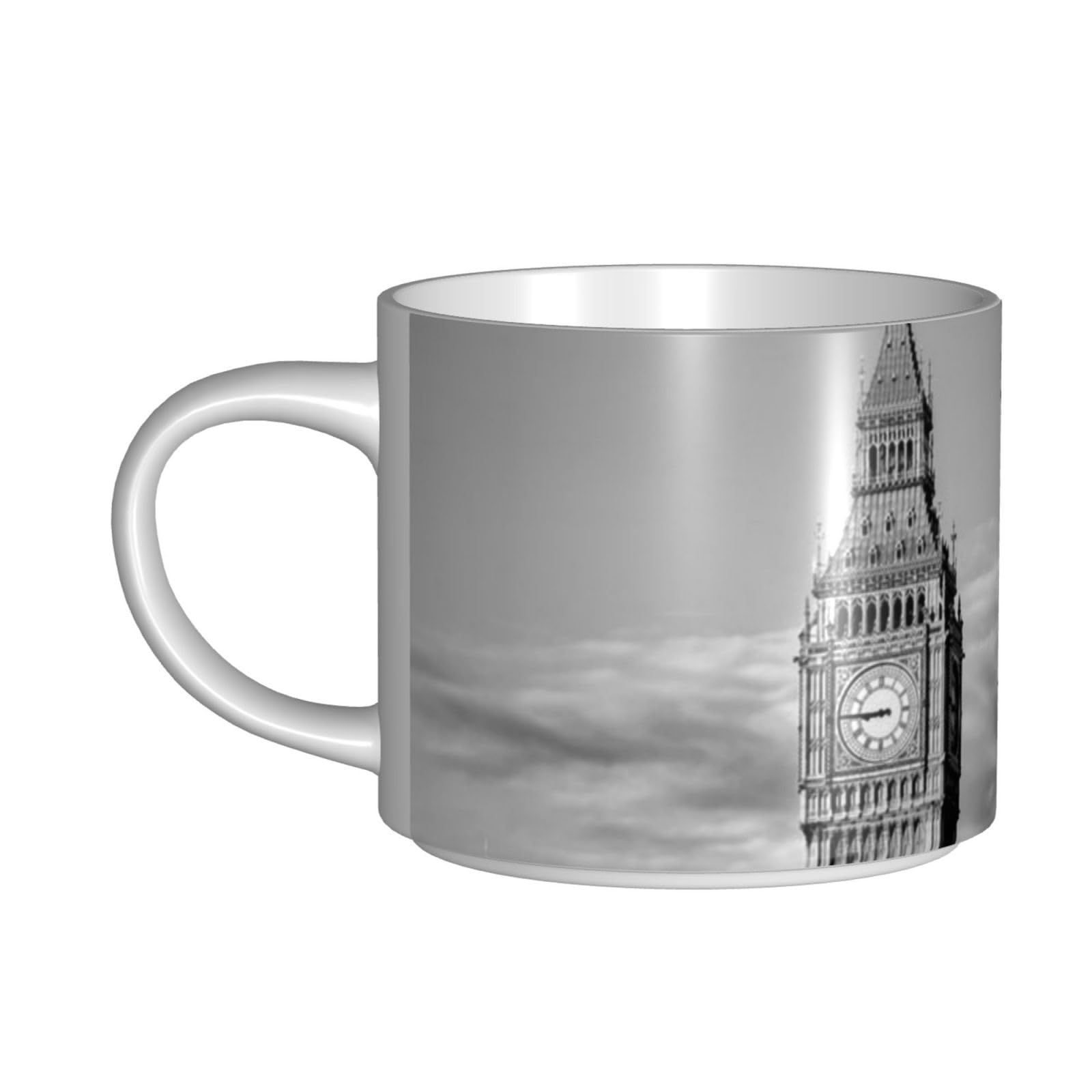 England UK Retro London Telefon bedruckte große Kapazität Keramik Tassen Kaffeetasse