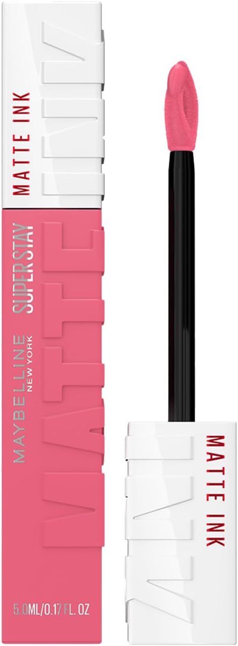 Maybelline New York SuperStay Matte Ink Liquid Lipstick - 125 Inspirer, Highly pigmented, Transfer Proof & Fade Proof. Maybelline New York SuperStay Matte Ink Liquid Lipstick Lasts Up To 16 Hour | 5ml