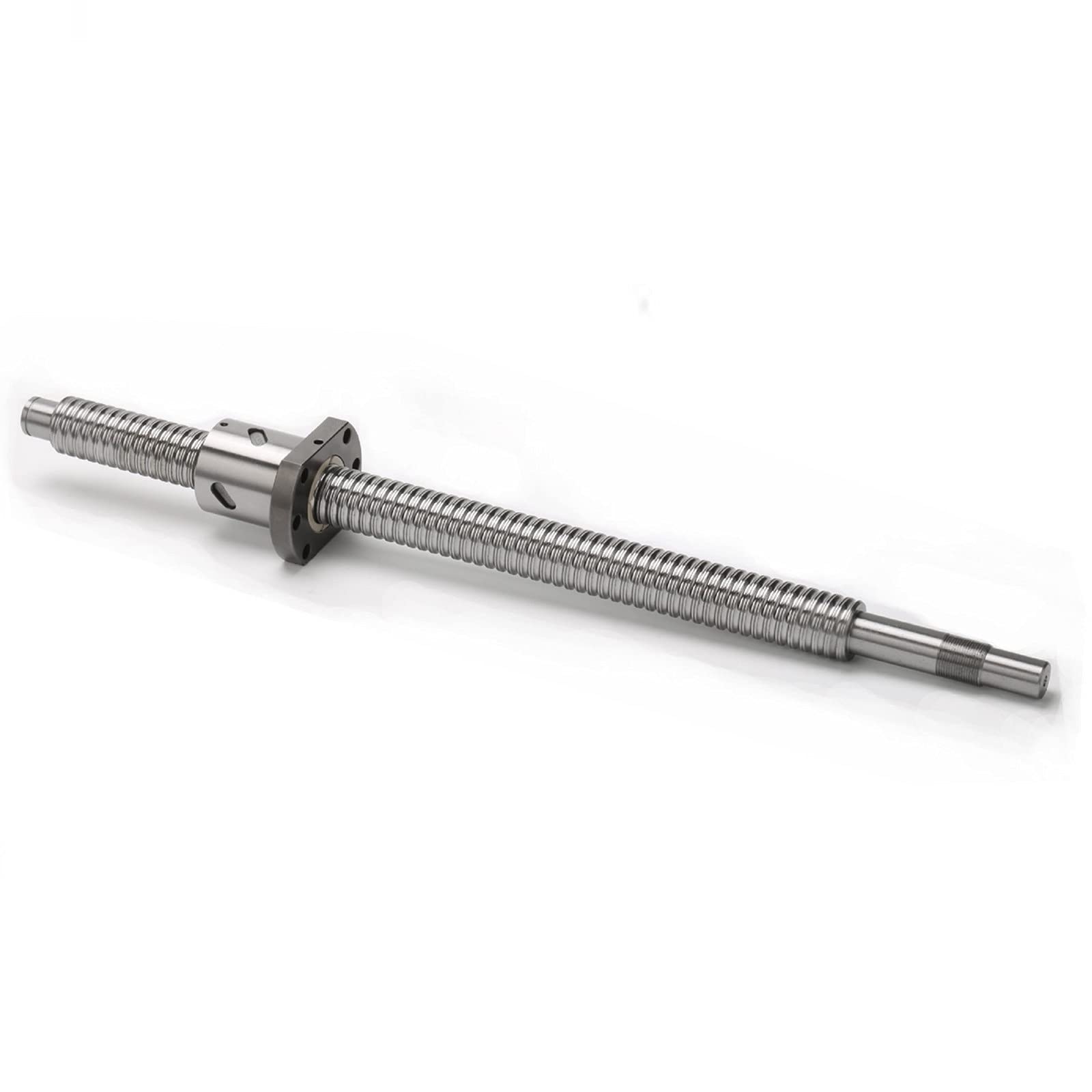 Vis filetée SFU2005 - 600 mm - En acier inoxydable - Avec support BK15 / BF15 - Boîtier d'écrou DSG20H et kit d'embrayage - Pièces CNC
