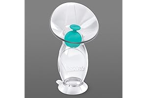 Nuby Comfort Premium Quality Silicone Manual Breast Pump for On-the-Go Moms