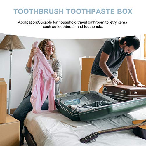 Hemoton Porta-Pasta de Dente de Plástico para Escova de Dentes de 2 Peças E Conjunto de Caneca de De