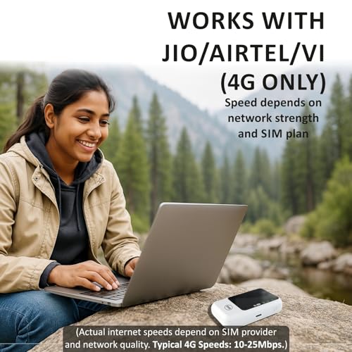 Image of H&H HH573 4G LTE Single-Band WiFi Hotspot Portable WiFi 6 Hotspot Device with 2200Mah Replaceable Battery Universal SIM Support High-Speed Internet Anywhere