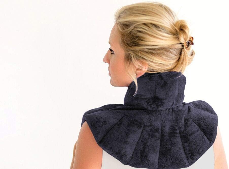 Zen Therapy - Microwavable Neck Wrap for Therapy | Hot & Cold Neck Shoulder Pad | Soothes Muscle & Arthritis Pain | Neck Heat Pad for Aromatherapy, Minor Injuries