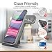 QI-EU Wireless Charger, 4 in 1 Qi-Certified Fast Charging Station Compatible Apple Watch Airpods Pro iPhone 12/11/11pro/X/XS/XR/Xs Max/8/8 Plus, Wireless Charging Stand Compatible Samsung Galaxy S20