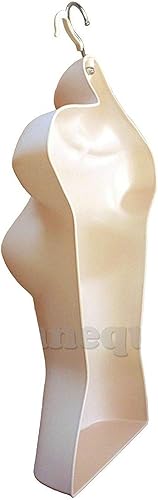 Miniatura 9 de Juego de maniquí de espalda hueca macho + hembra con soporte de metal con poste de metal, tamaños S-M (1)