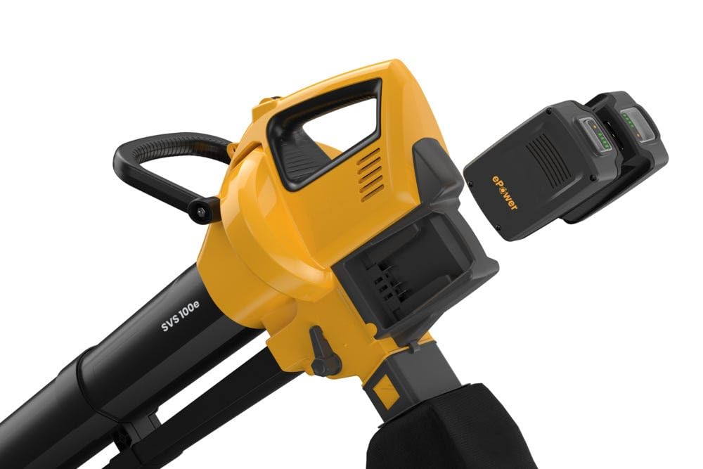 Stiga SVS 100e 3 en 1 Soplador-Aspirador de hojas, triturador, con 2 baterías y cargador de 20 V Ah