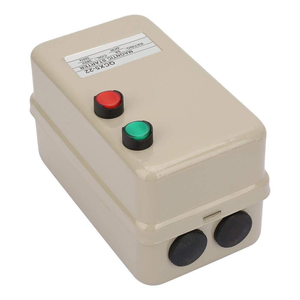 Three Phase Motor Magnetic Starter with Motor Manual Direct Start Type Control Motor Magnetic Starter AC380V 4KW