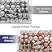AMS 72ct Christmas Ball Assorted Pendant Shatterproof Ball Ornament Set Seasonal Decorations...