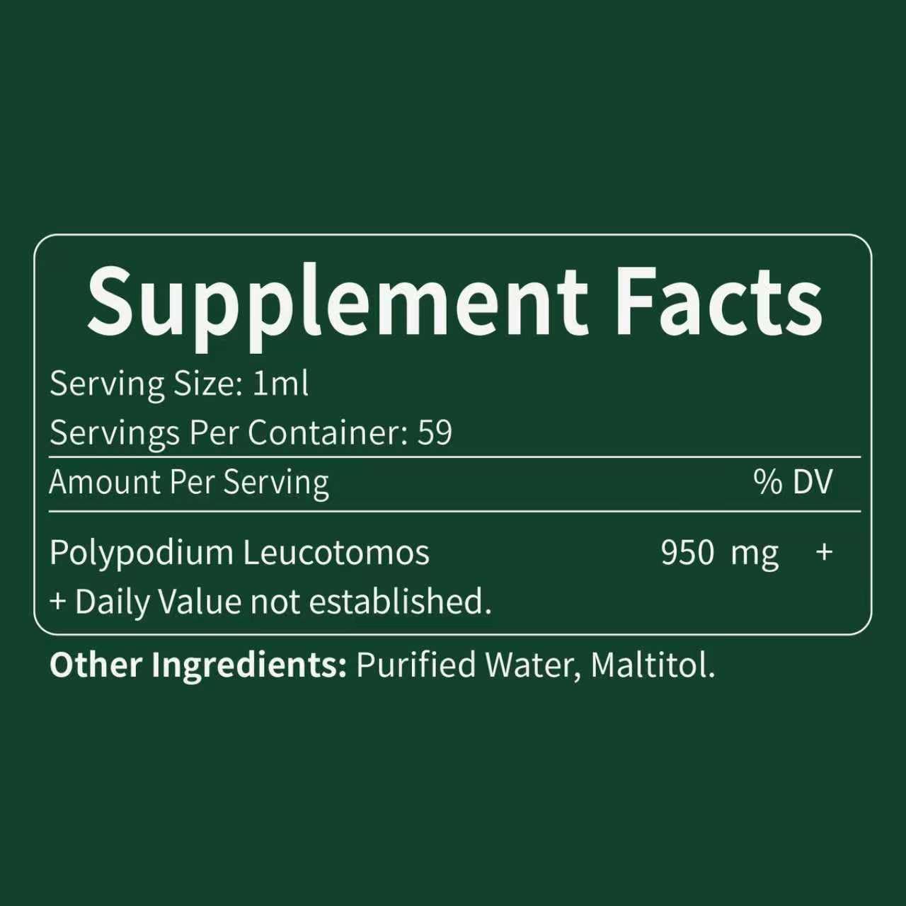 Polypodium leucotomos Immune Support Drops — Amazon image 8