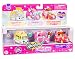Shopkins Cutie Cars 3 Pack Collections, Die Cast Collectible Cars with Mini Removable Brake for Brunch Collection