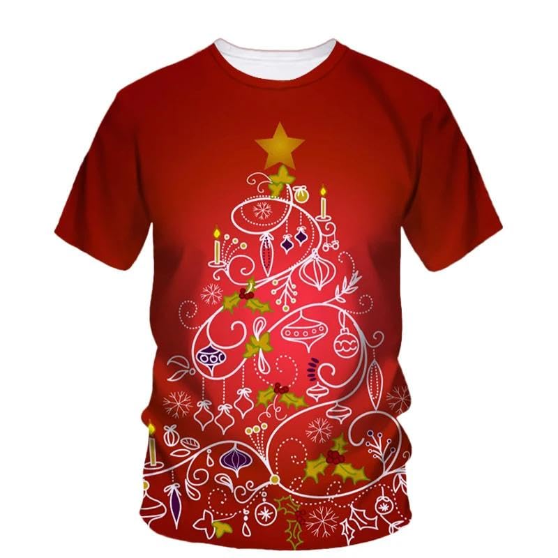 T-shirts imprimés 3D CHANYI le cadeau de Noël parfait et original pour homme tendance