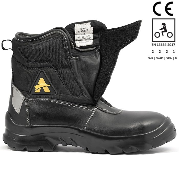 Image of ORAZO PICUS TRAIL - Water-PROOF - CE Certified - EN13634:2017 - Level 2,2,2,1 - Motorcycle Riding Boots