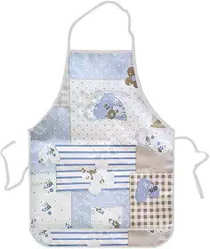 2 Avental de Cozinha Estampado Fácil de Limpar impermeável