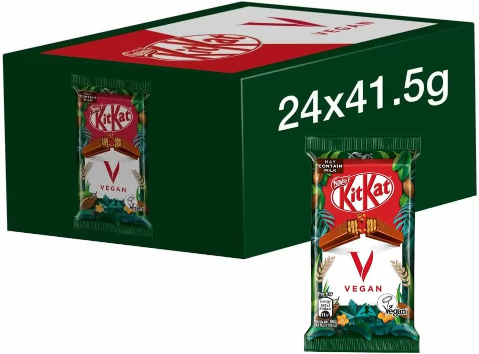 Kit Kat 4 Finger Vegan Chocolate Bar 41.5g - Pick Any Number of Bars