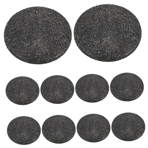 Vaguelly 10 Piezas cabeza de molienda recambios de limas para pies amoladora Accesorios para cuidado de pies eléctrico herramienta productos de limpieza de pies accesorios de pila de pie