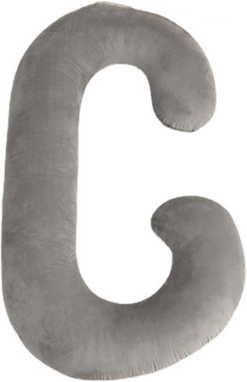 HUHJYUGE C-Shaped Pregnancy Pillow, Side Spleeping Pregnant Pillows, Full Body Maternity Pillow for Back Belly and Hip Support, Nursing Cushion with Removable Washable Cover (A)