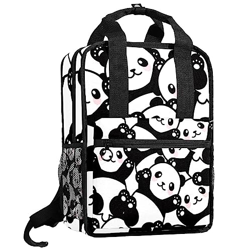Sac à dos panda avec bretelles réglables et grand confort pour garçons