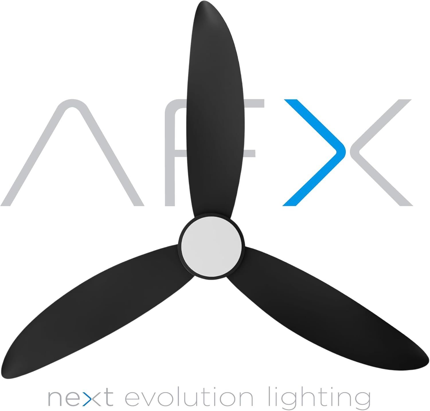 AFX BNKN523 Banks 52 Inch Ceiling Fan | 3 Blade Modern Indoor Outdoor Fan with Reversible DC Motor and Wireless Remote | Integrated LED Downlight | Adjustable 5-in-1 CCT | Black | Wet Rated