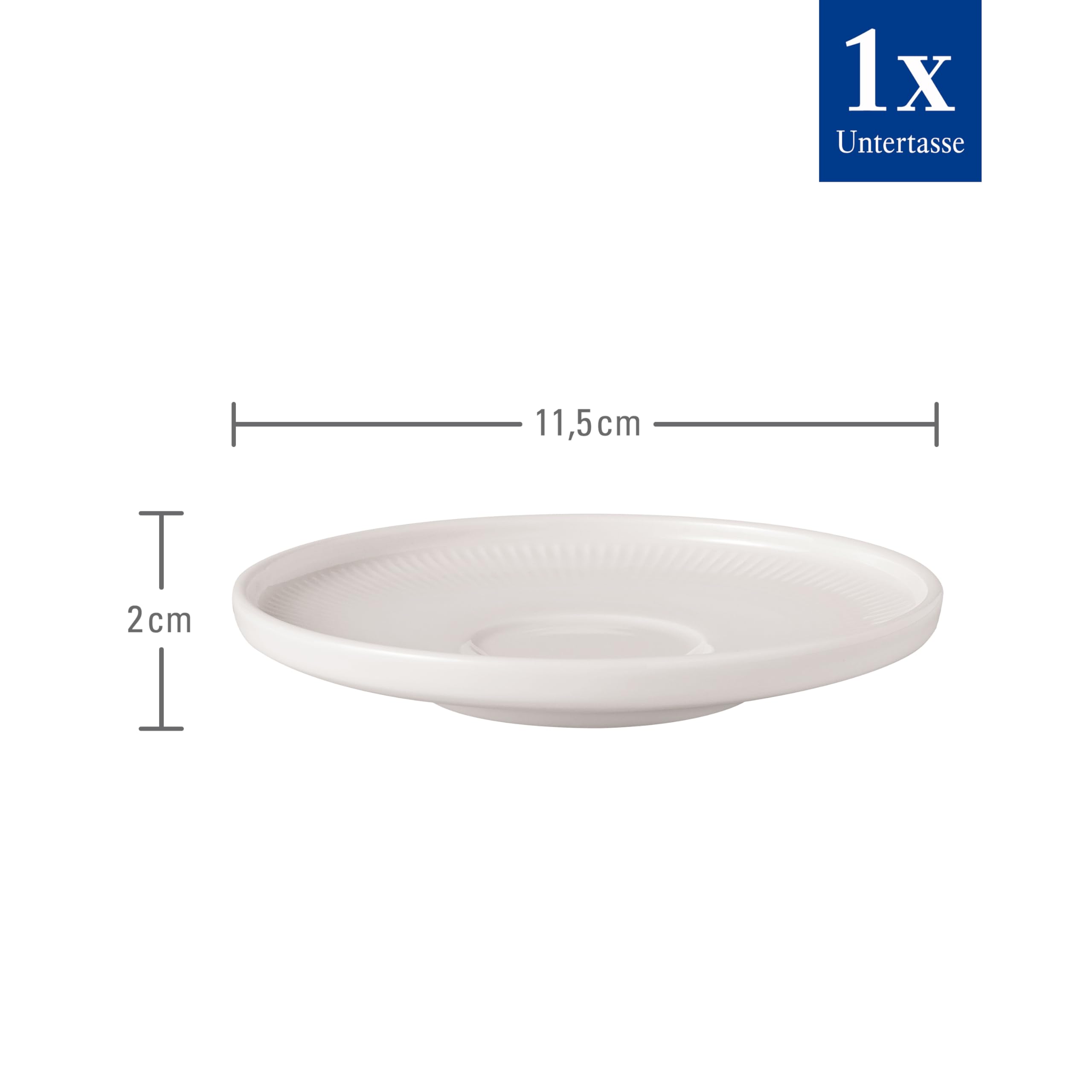 Villeroy & Boch, Afina Espresso Saucer Made of Premium Porcelain, Coaster for Mocha and Espresso Cups Made in Germany - Image 4