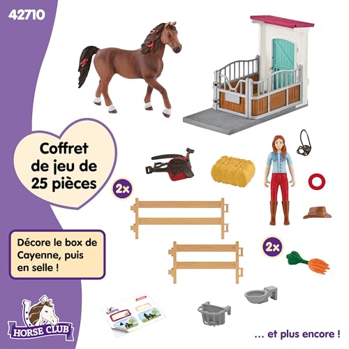 Figurine Horse Box Hannah et Cayenne Schleich 42710 Horse club dès - vue 10