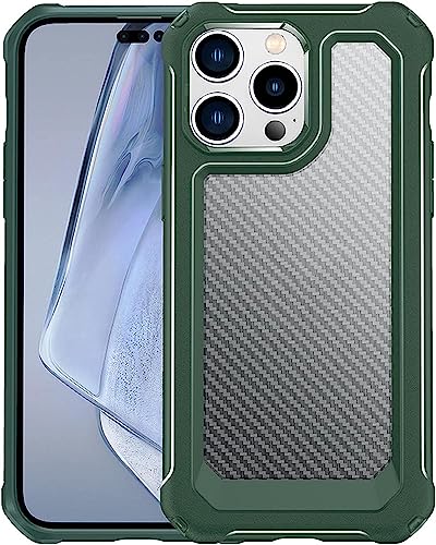 Coque iPhone 14 antichoc : fini les traces de doigts avec cette housse fine en carbone vert