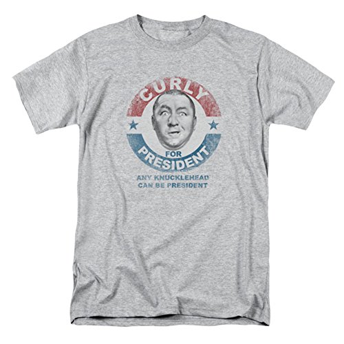 The Three Stooges - Curly For President T-Shirt Size L