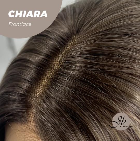 Miniatura 4 de CHIARA - Peluca de encaje frontal de 18 pulgadas con raya lateral, pelucas rizadas para mujer, pelucas sintéticas naturales para uso diario (pelucas