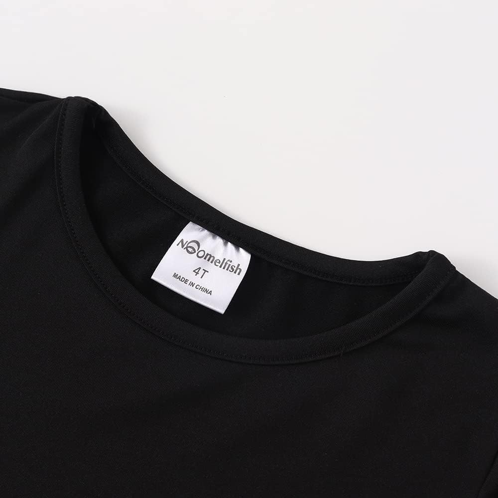 Noomelfish Girls Short Sleeve Scalloped Edge T-Shirts Casual Cute Summer Tee Tops Blouse (5-12 Years) - Image 3