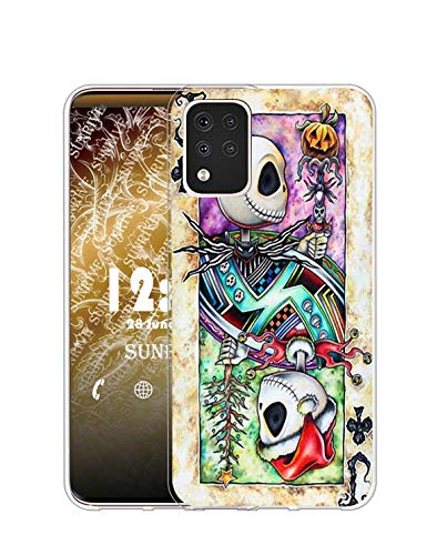 Sunrive Funda para LG K42, Silicona Slim Fit Gel Transparente Carcasa Case Bumper de Impactos y Anti-Arañazos Espalda Cover(Q Tarjeta)
