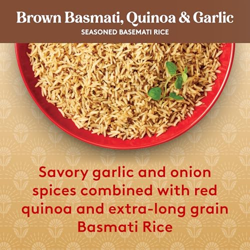Image of Royal Basmati Brown Rice with Quinoa and Garlic - (6 Pack) 8.5 oz Pouch