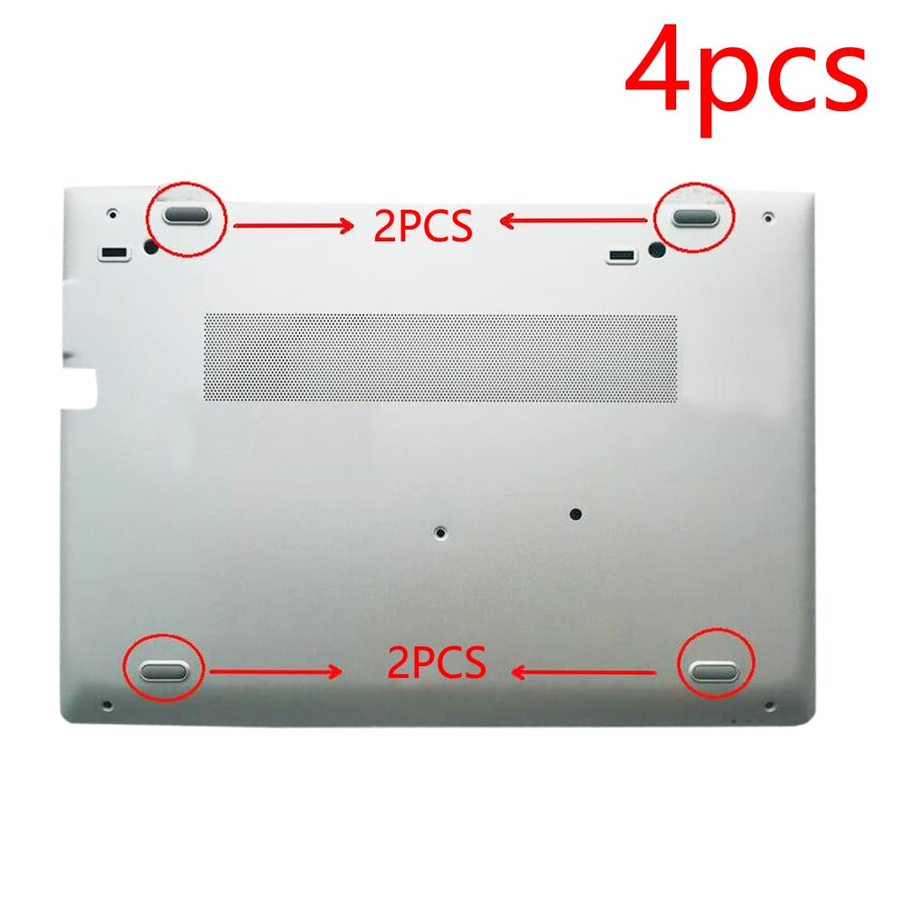 Pieds Caoutchouc 17mm 4 Pieds Caoutchouc Pour PC Portable HP 840 G6 745 830 735 - Antidérapants Rechange Pieds HP