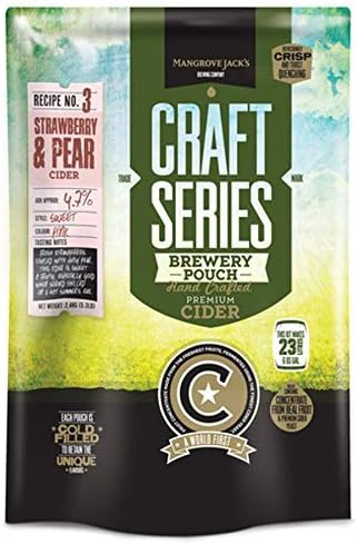 Mangrove Jack's British Series Strawberry & Pear Cider Pouch 2.4 kg