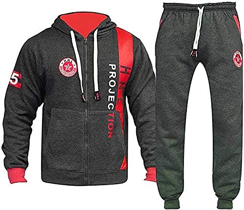 shelikes Mens Tracksuit Joggers Hoodie Sweatshirt Pants Track Suit Set Full Sleeves Hoodie Top Bottoms Joggers Jogging Gym Sports Set - Image 7