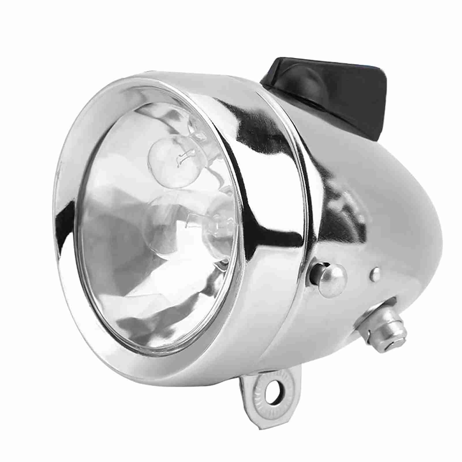 Kit Fanale Posteriore Dynamo per Bicicletta, Generatore a Frizione 12 V / 6 W, Alta Luminosità, Impermeabile, Adatto BMX, E-Bike, Mountain Bike e Modelli Vintage