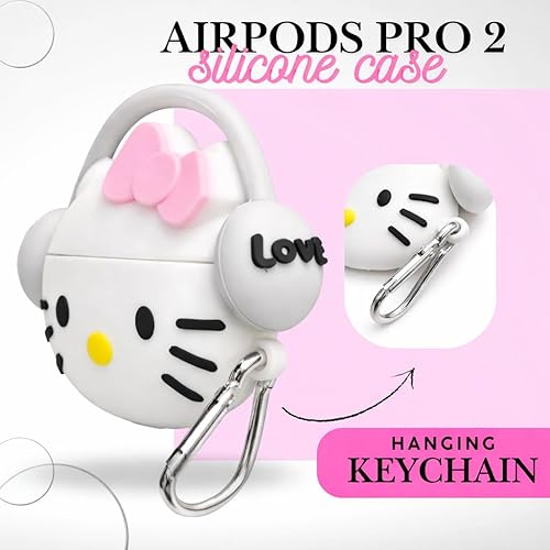 Miniatura 2 de Compatible with AirPods Pro 2 Case with Cleaner Kit, Protective Shockproof 3D Cartoon, Charging Case Cover for AirPod Pro 1st/2nd