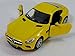 Kinsmart Mercedes-Benz AMG GT, Yellow 5388D - 1/36 Scale Diecast Model Toy Car