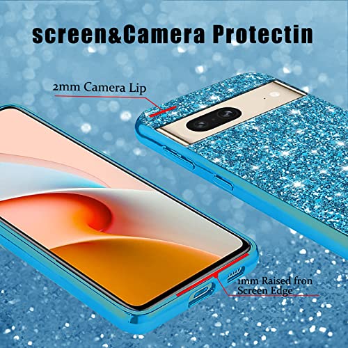 Coque antichoc Google Pixel 8a paillettes, protège contre les chutes
