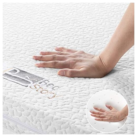 BedStory Topper Viscoelastico 135x190x6cm Viscoelástica Original y Espuma Original Anti-ácaros y Transpirable Sobrecolchón con Funda Desmontable y Lavable Nuevo