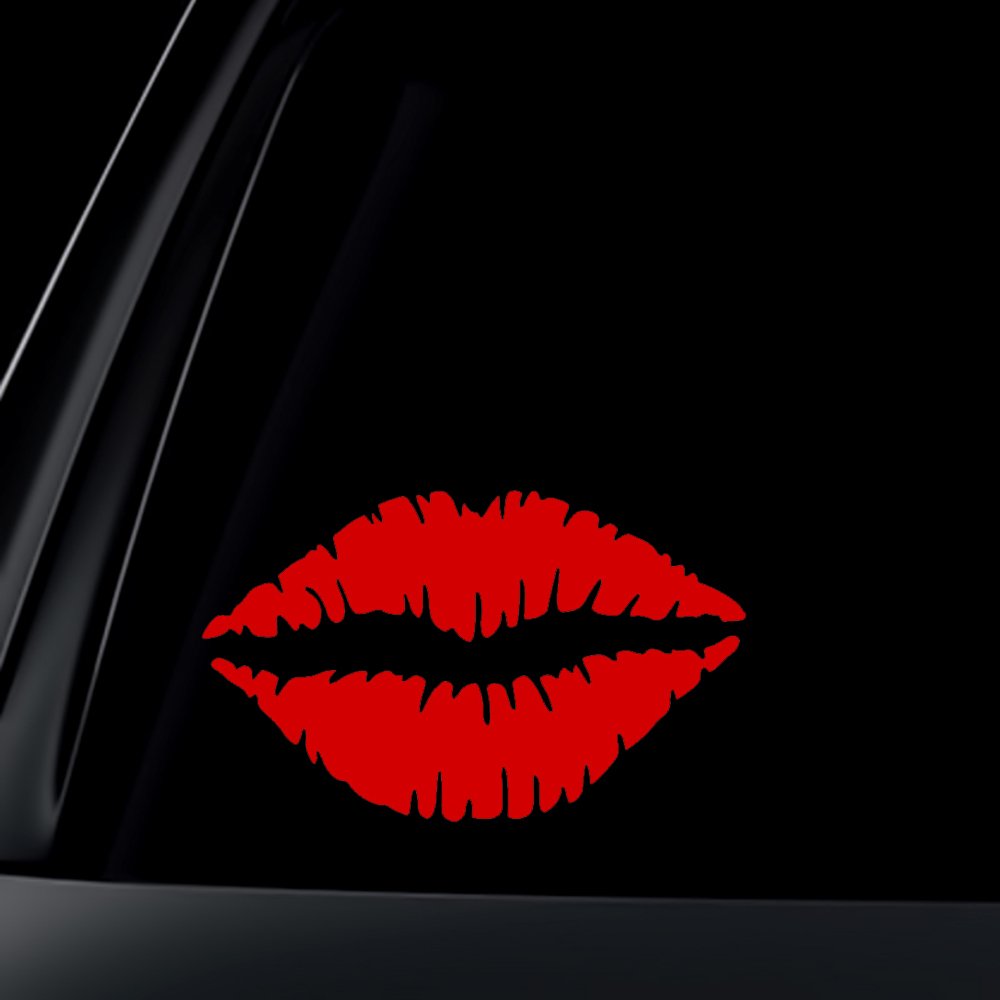 Red Lip Car Decal / Sticker