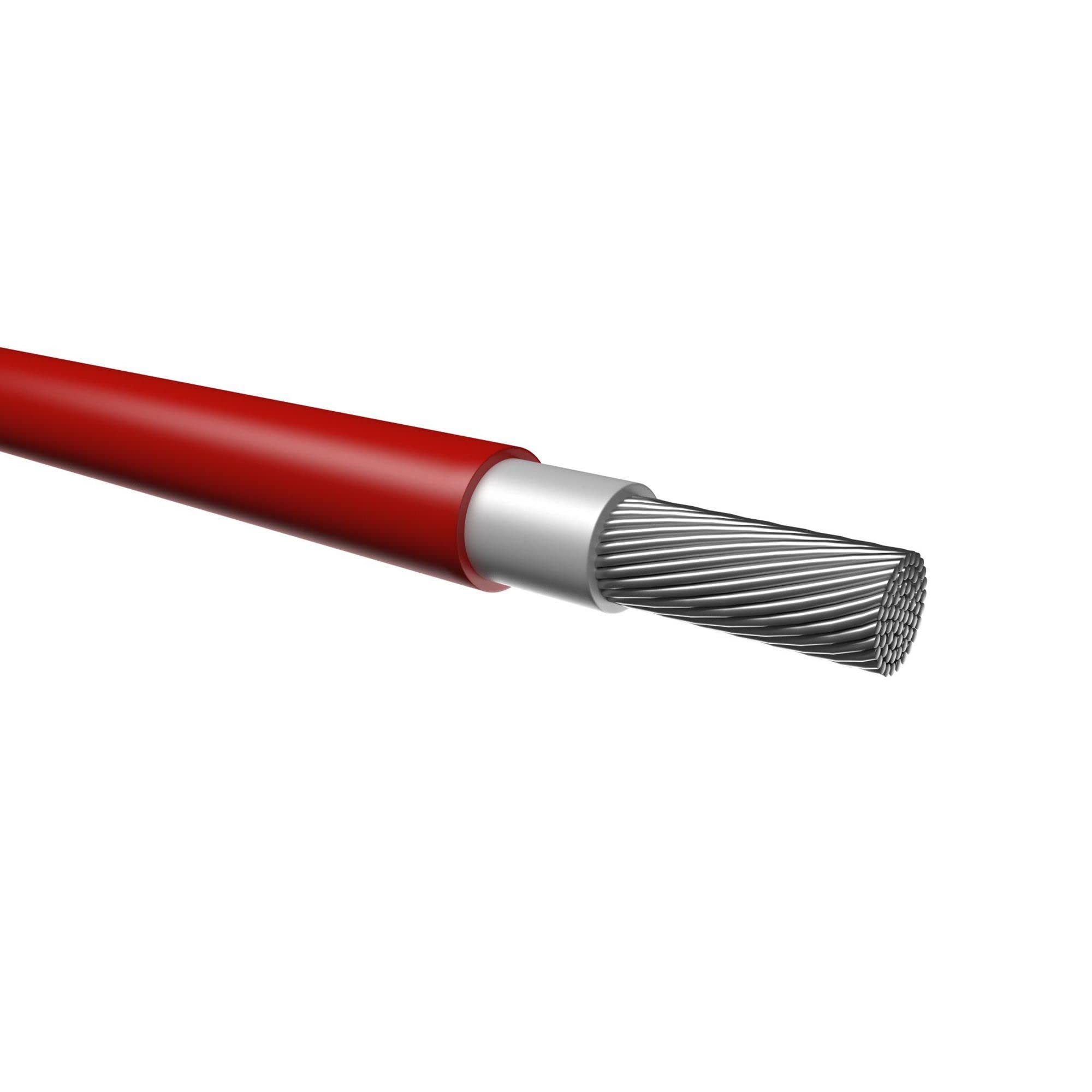 Solarkabel Encore Ø 6mm² H1Z2Z2-K Länge 50m(rot, Solarleitung, UV beständig, Photovoltaik, Halogenfrei)