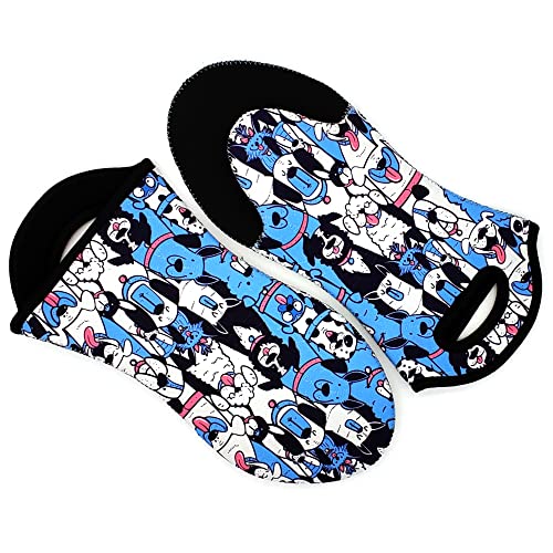 Dog Print Oven Mitts 2 Pack