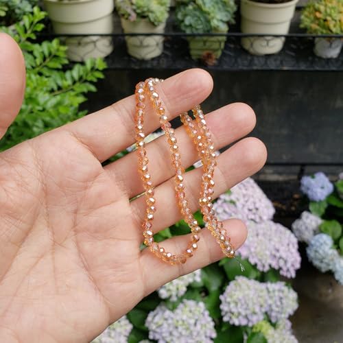 Image of 4mm Rondelle Wine Red Glass Beads for Jewelry Making, Faceted Briolette Crytal Spacer Beads for Bracelet Necklace Earring, 1200pcs
