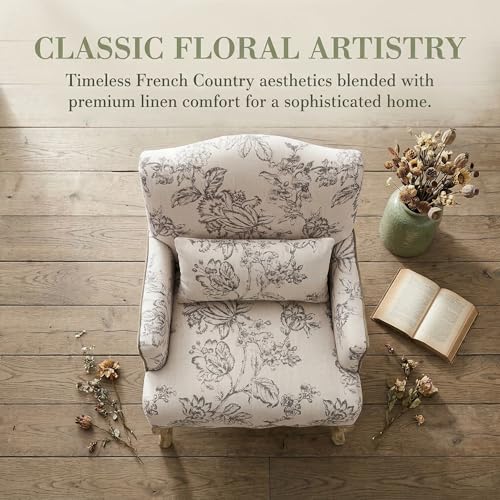 Sillón Plegable de Lino Beige miniatura 4