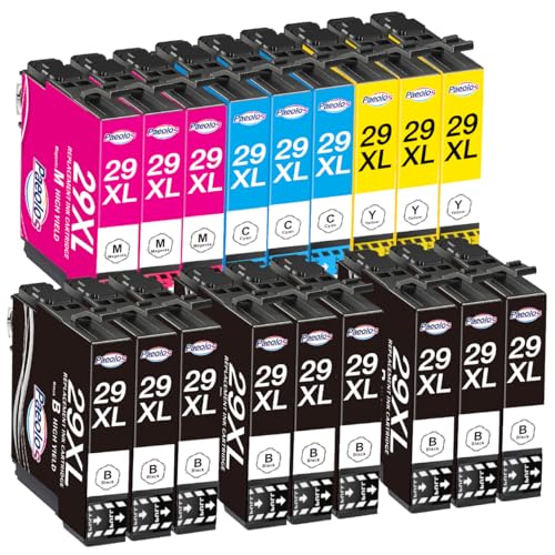 18 Pack 29XL Ink Cartridge Compatible for Epson 29 Ink for 29 XL Expression Home XP-342 XP-335 XP-235 XP-442 XP-352 XP-247 XP-255 XP-332 XP-345 XP-432 XP-435 Printer