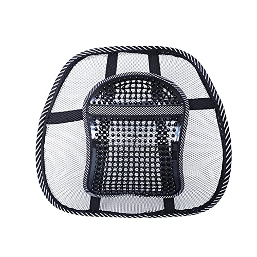 WZDTNL Auto Rugkussen, Ademend Mesh Lumbale Ondersteuning met Massage Kralen, Universeel Zomer Rugkussen voor Kantoor… - Image 5