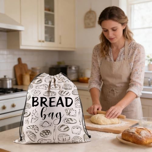 Bolsas de cera de abeja para pan y pastelería envoltura reutilizable 8