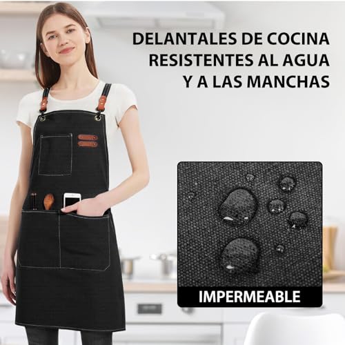 La Mejor Selección de Mandiles de Cocina para Mujer favoritos de las personas. 29 Imagen adicional