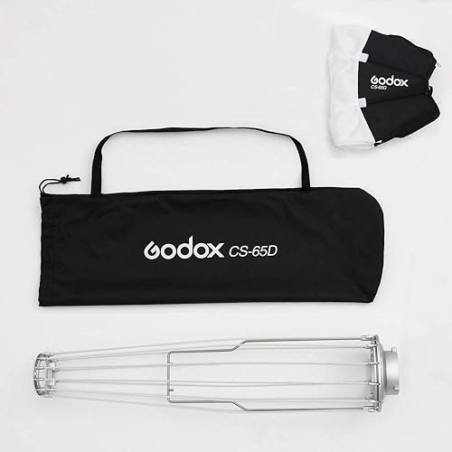 Miniatura 7 de Godox CS-65D Linterna Softbox 25.6 pulgadas25.6 in Modificador de iluminación suave para Godox SL-60W SL150W II FV150 AD300PRO AD400PRO AD600BM